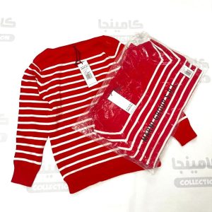 تی شرت بافت یقه قایقی